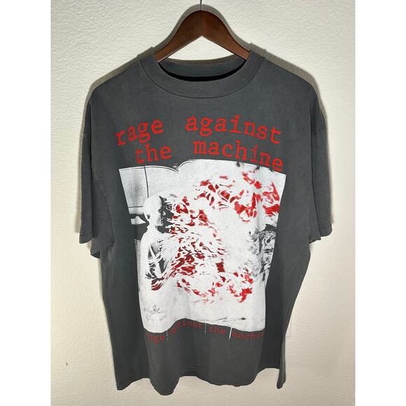 Rage Against the Machine "Live 1993" Vintage Reprint Single Stitch T-shirt - Picture 1 of 6
